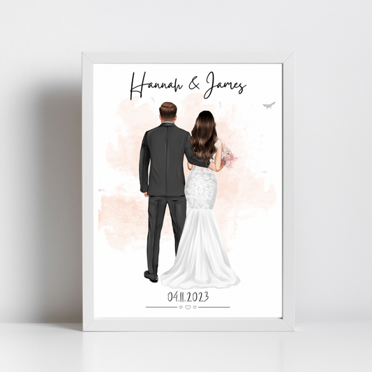 Wedding Print & Frame (A4)