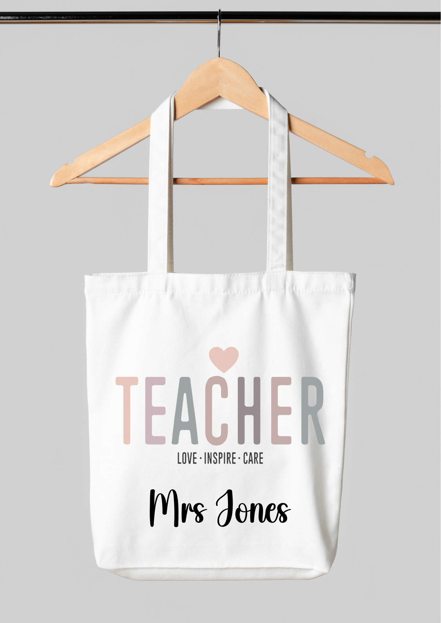 Love Inspire Care Teacher - Tote Bag