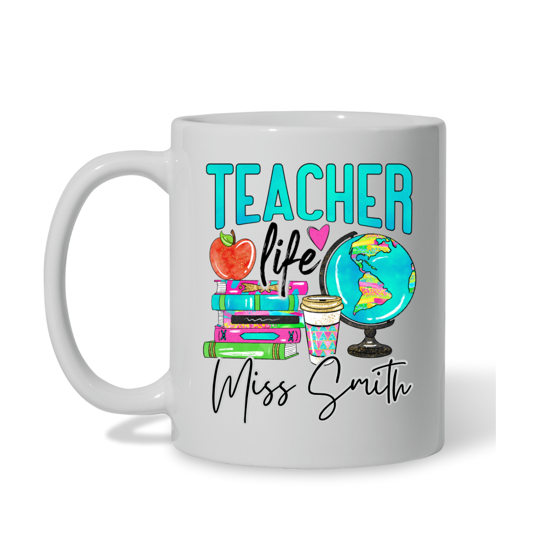 Teacher life mug