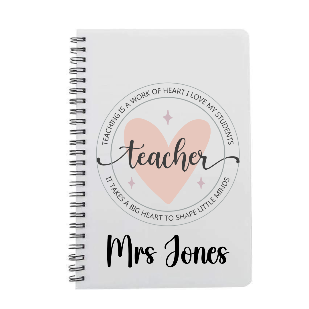 Teacher A5 notebook
