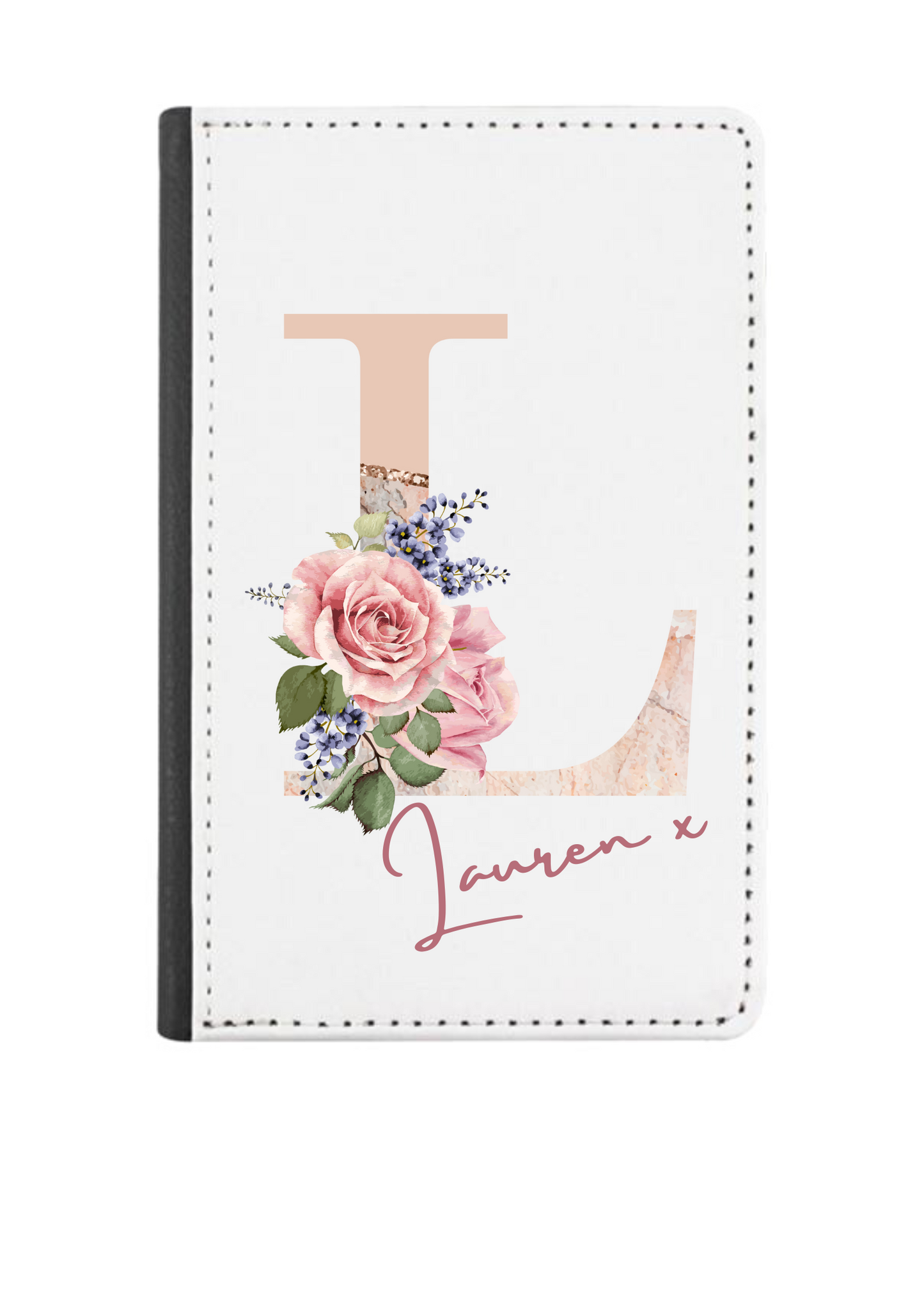 Floral Letter Passport Covers