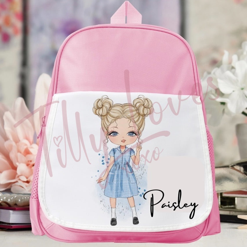School Girl - Backpack