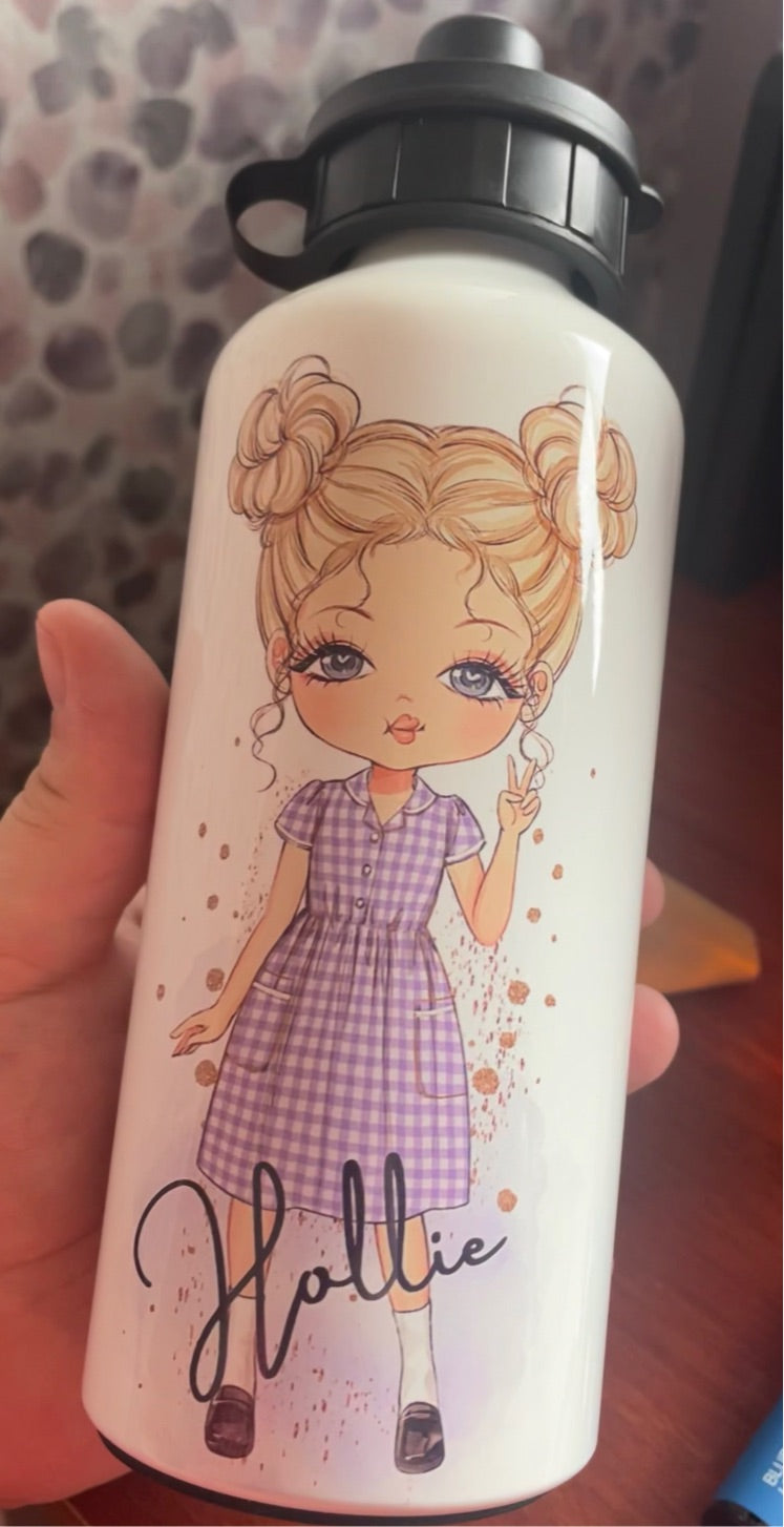 School Girl - Water Bottle